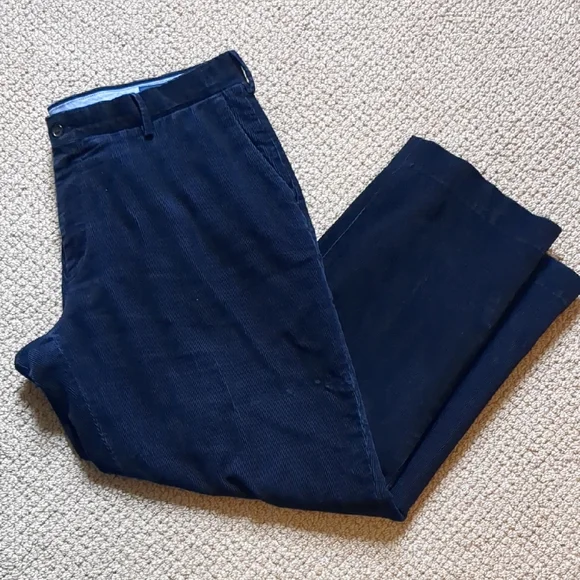 Polo Navy Corduroy Eclectic Grandpa Trousers 38 X 30 - Picture 8 of 11